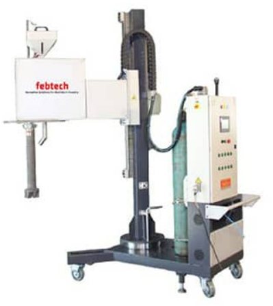 Rotary degassing unit with error proofing interlocks