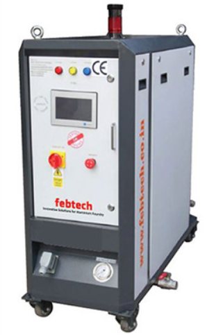 Automatic die coat mixing unit