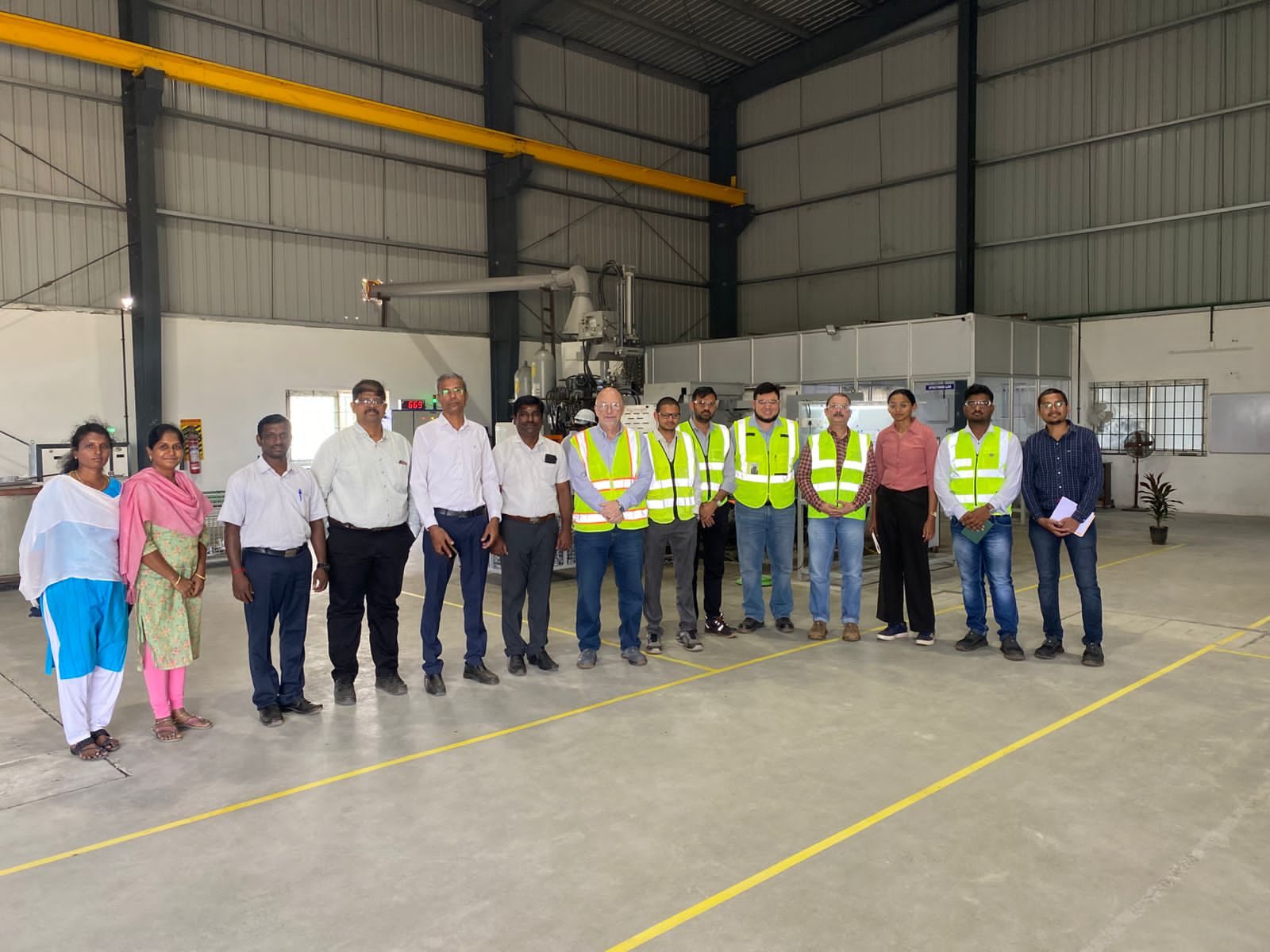 The Castman Technologies team on the shop floor